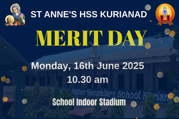 St.Annes HSS, Kurianad - MERIT DAY
